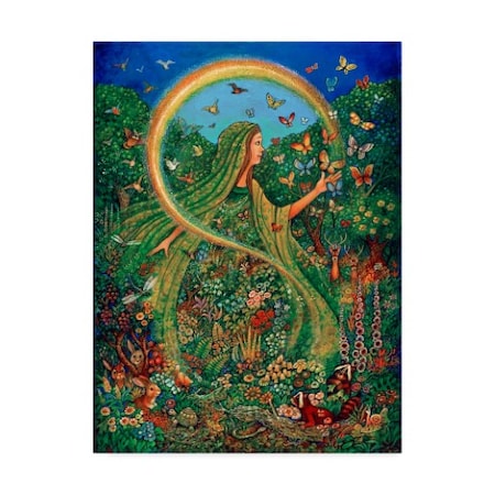 Bill Bell 'Forest Goddess' Canvas Art,18x24